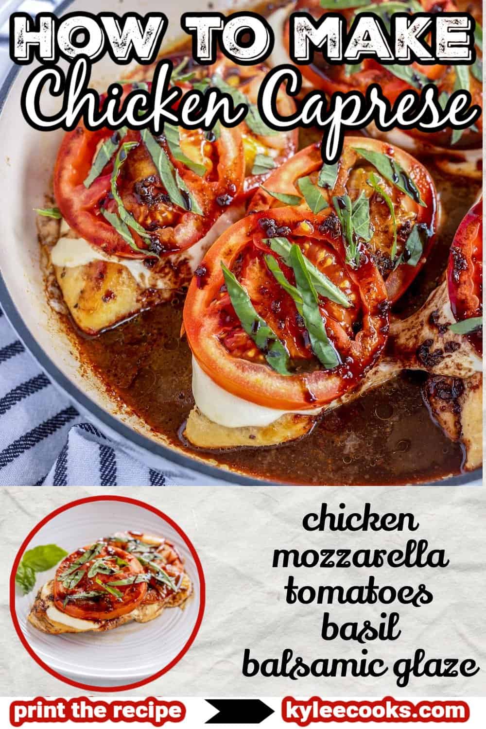 chicken caprese with text overlaid