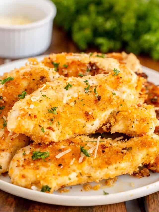 The BEST Breaded Chicken Tenders