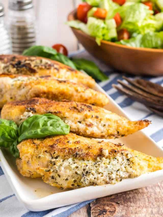 Pesto Stuffed Chicken for Weeknight Dinner