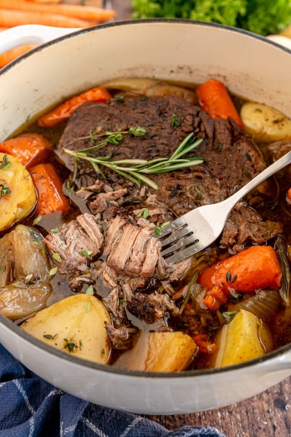 pot roast in a dutch oven